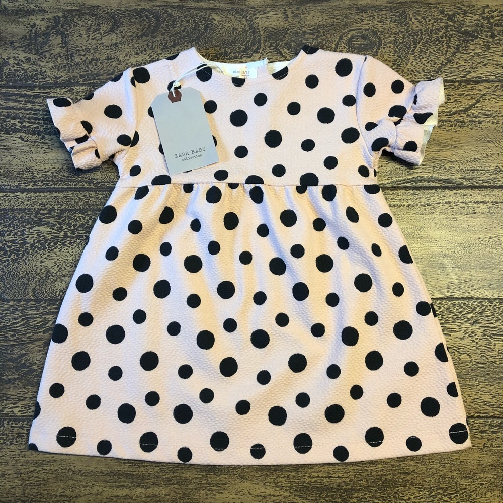 NWT Zara Polka Dot Dress